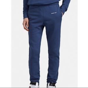 off white blue logo sweatpants